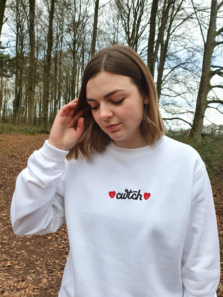 Cwtch Sweatshirt in White
