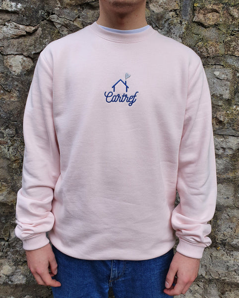 Cartref Sweatshirt in Light Pink