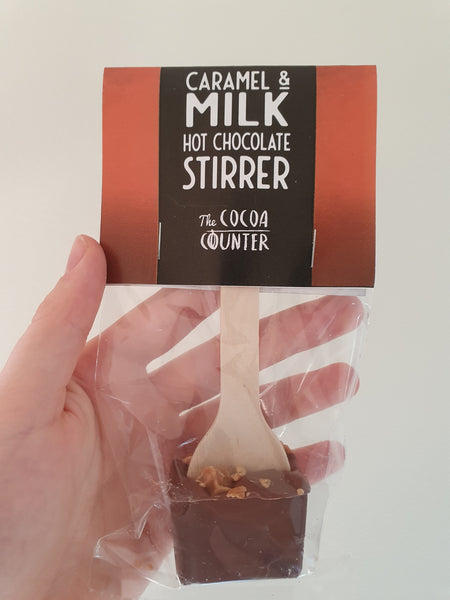 Pendragon Salted Caramel Hot Chocolate Stirrer