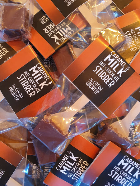 Pendragon Salted Caramel Hot Chocolate Stirrer