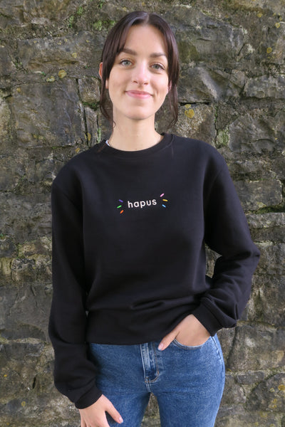 Hapus Sweatshirt in Black