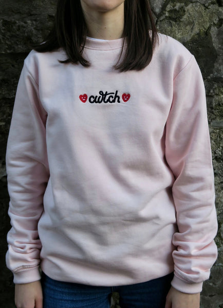 Cwtch Sweatshirt in Light Pink