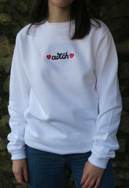 Cwtch Sweatshirt in White