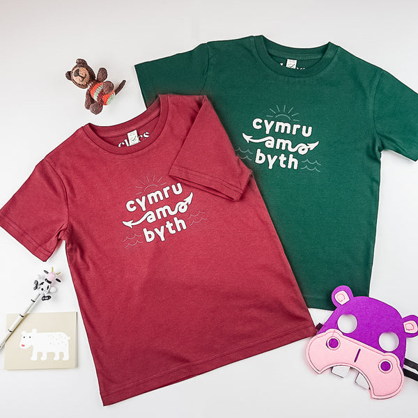 Cymru Am Byth Kids T-Shirt
