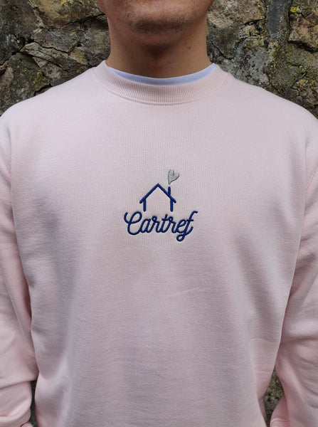 Cartref Sweatshirt in Light Pink