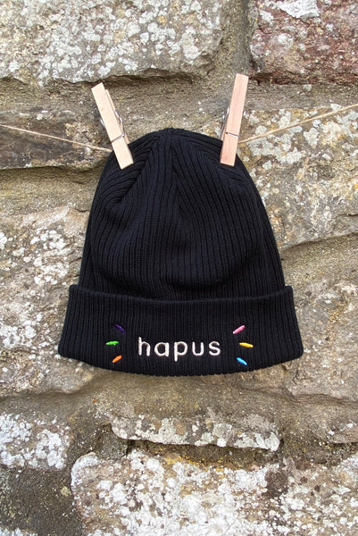 Hapus Beanie in Black